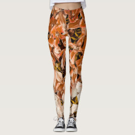 Orange Mess Leggings