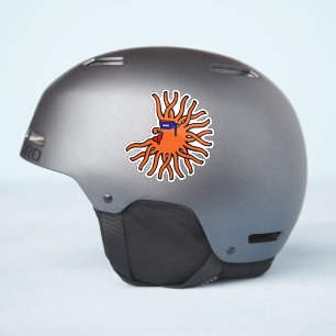 Orange Migros-Salz Aufkleber