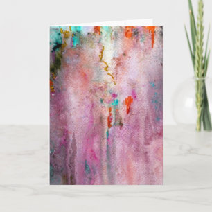 Orange Mist Grußkarte Karte