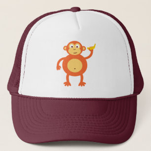 Orange Monkey Truckerkappe