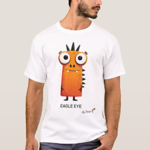 Orange Monster   ADLERAUGE - Von Design   Lustig  T-Shirt