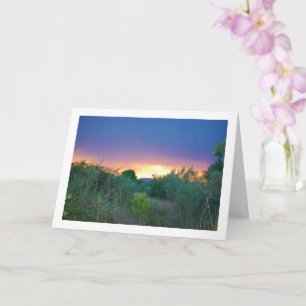 Orange Mountain Sky Karte