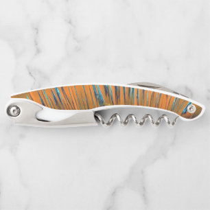 Orange Multicolored Pattern Kellnermesser
