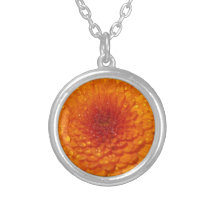 Orange "Mum burst Necklace"