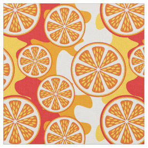 Orange Muster Stoff