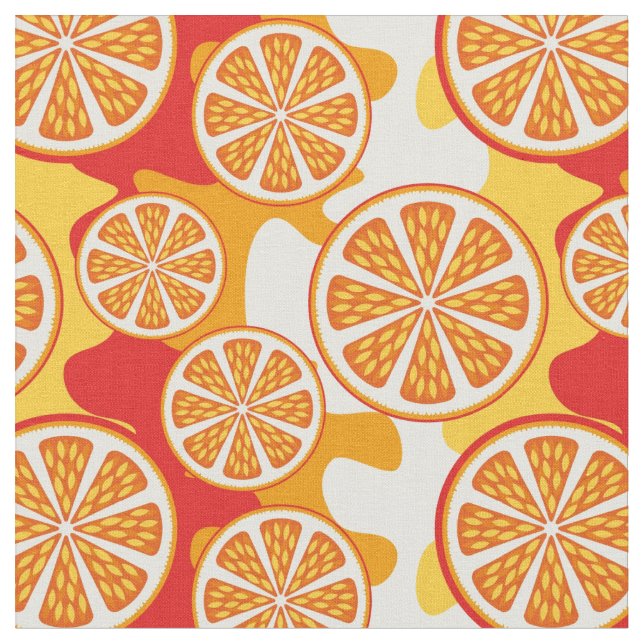 Orange Muster Stoff (Nahaufnahme)