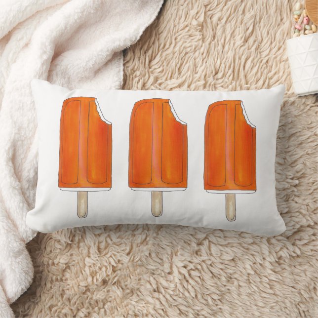 Orange n' Creme Ice Creamsikel Popsicles Pop Lendenkissen (Decke)