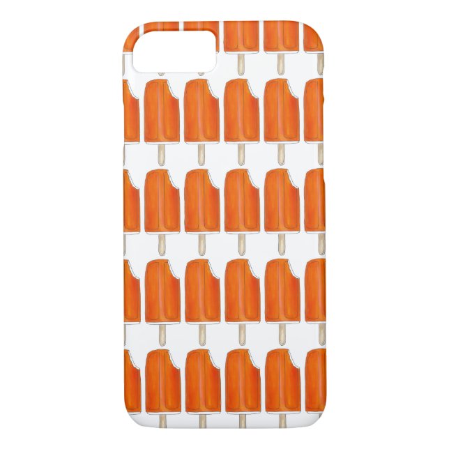 Orange n' Ice Creamsikel Pop Popsicles Case (Rückseite)