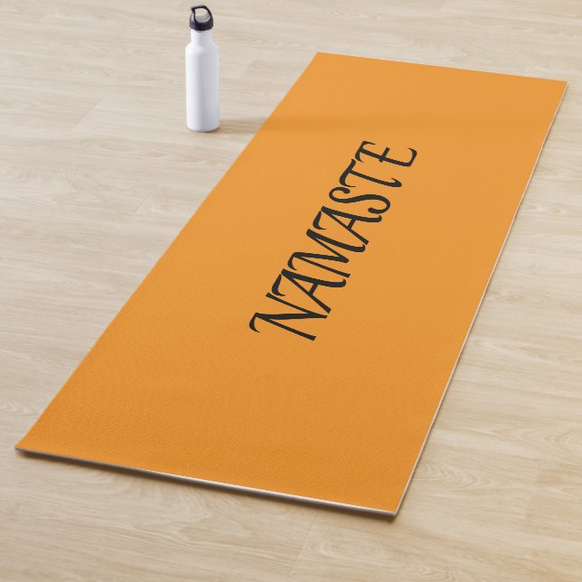 Orange Namaste Yoga Mat Yogamatte (Beispiel)