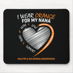 Orange Nana Multipler Sklerose Produkte Frau Aw Mousepad