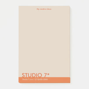 Orange - Natural Series Post-it Klebezettel