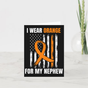 Orange Nephew Leukämie Awareness Products Ame Karte