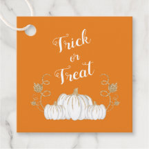 Orange Niedlich Trick oder Treat Pumpkin Halloween