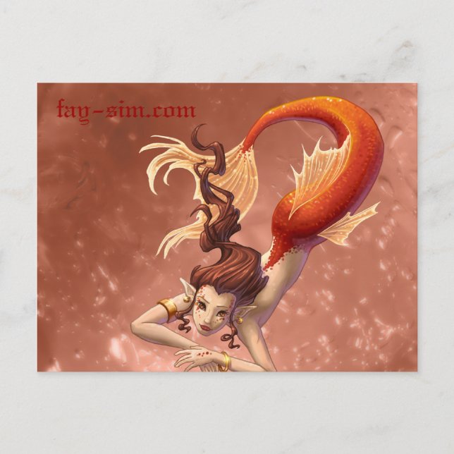 Orange Nix Postcard Postkarte (Vorderseite)