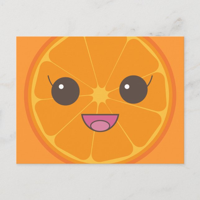 Orange Not Banana Postkarte (Vorderseite)