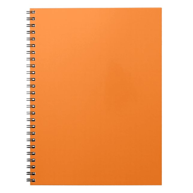 Orange-Notebook Notizblock (Vorderseite)