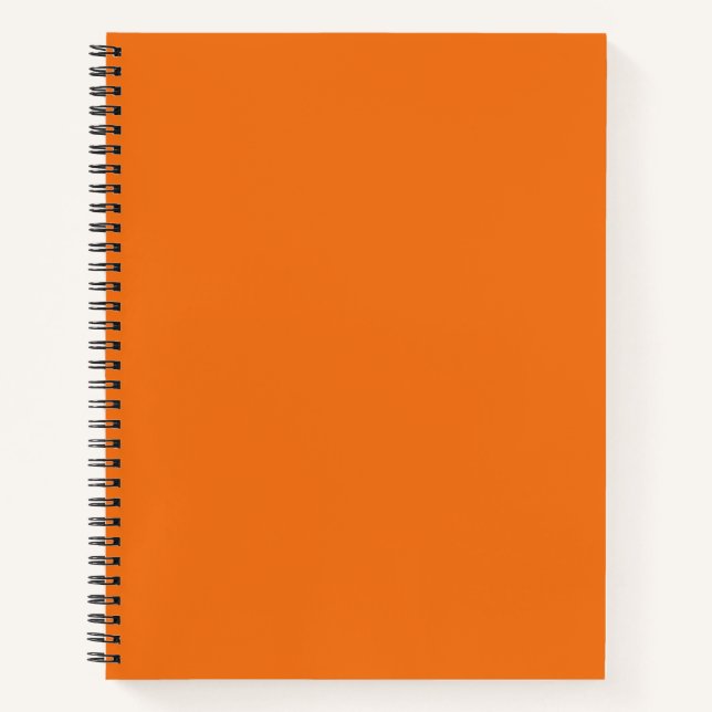 Orange Notizbuch (Vorderseite)