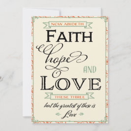 Orange Oak Blätter Country Wedding Einladung