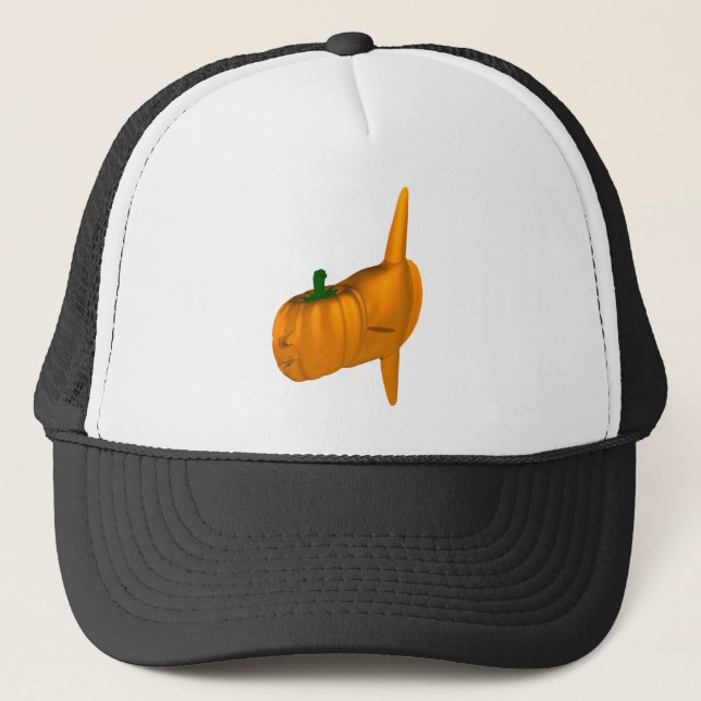 Orange Ocean Sunfish Truckerkappe (Vorderseite)