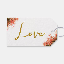 Orange Oleander Blume auf Beach Wedding Liebe Geschenkanhänger