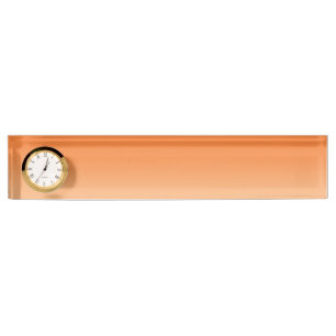 Orange Ombre Namensplakette