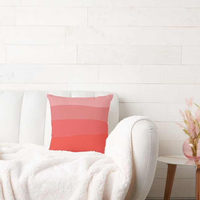 Orange Ombre Throw Kissen (Liege)