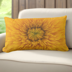 Orange Outdoor-Kissen mit moderner floraler Druckg Kissen Für Draußen