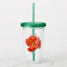 Orange Parrot Tulip Digitale Kunst