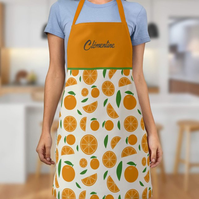 Orange Pattern Schürze (Orange Pattern Apron)