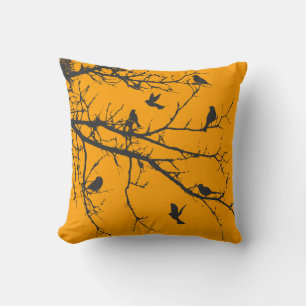 Orange Peel Bucolic Landschaft Kissen