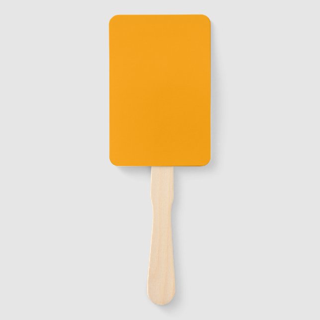 Orange Peel Solid Color Fächer (Vorderseite)