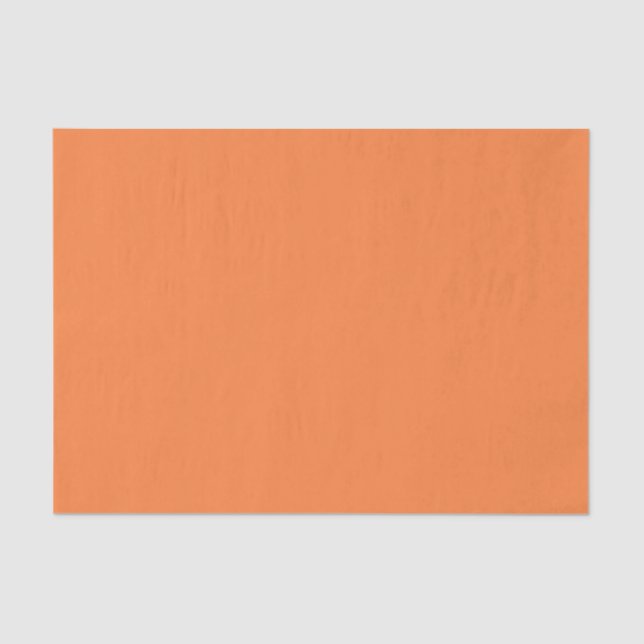 Orange Peel Solid Color Seidenpapier (Vorderseite)