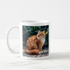 Orange Persian Cat Kaffeetasse