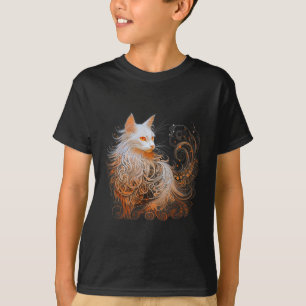 Orange Persians Cat Long Hair Niedlich Kitten Love T-Shirt