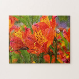 Orange Peruvian Lly Jigsaw Puzzle