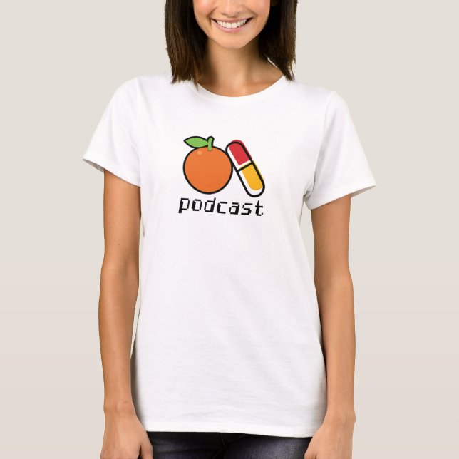 Orange Pill Podcast T-Shirt (Vorderseite)