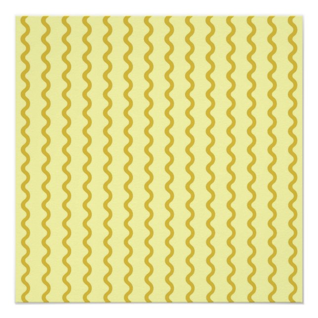 Orange Pink Abstrakt Stripe Groovy Spring Poster (Vorderseite)