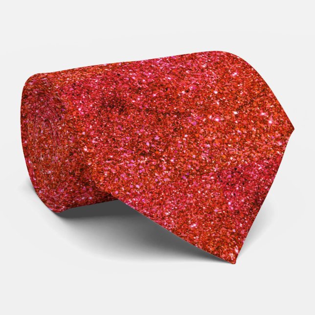 Orange Pink Roter Glitzer Sparkle Burgund Geschenk Krawatte