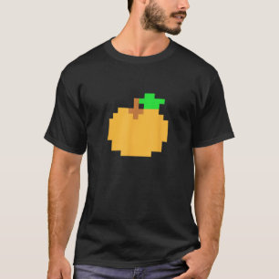 Orange Pixel 8-Bit-Arcade-Videospiel passend Kostü T-Shirt