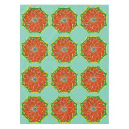 ORANGE POINSETTIA Entwurf Tischdecke