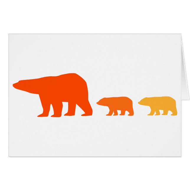 Orange Polar Bear (Vorderseite (Horizontal))