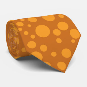 Orange Polka-Dot Necktie Krawatte
