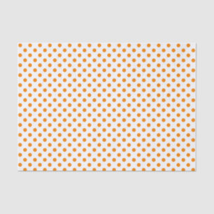 Orange Polka Dot Weißzungenpapier Seidenpapier