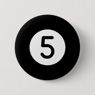 Orange Pool Ll Nummer fünf Billard Snooker Billa Button