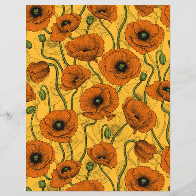 Orange Poppies (Vorderseite)
