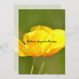 Orange Poppies Karte