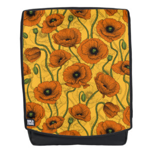 Orange Poppies Rucksack