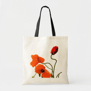 Orange Poppy Floral Weddings Bridemaid Gift Tragetasche