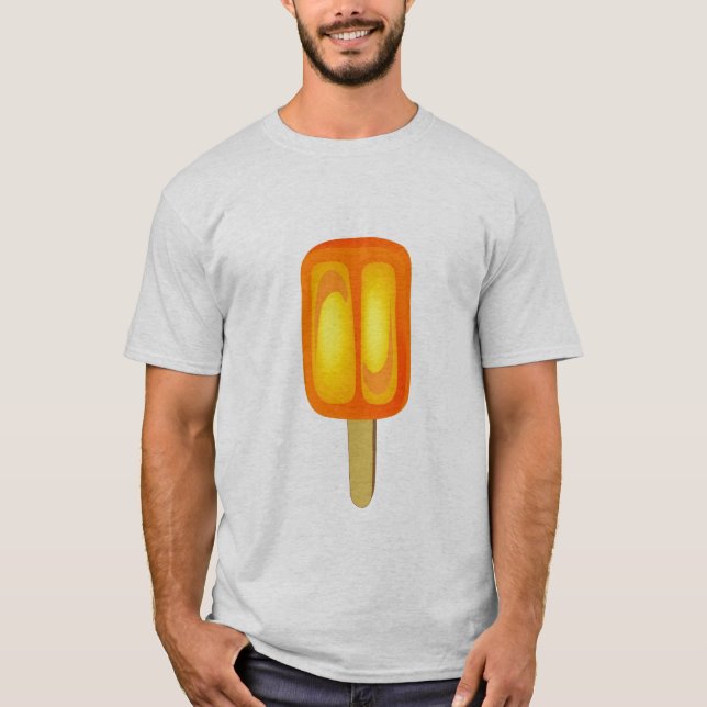 Orange Popsicle-Shirt T-Shirt (Vorderseite)