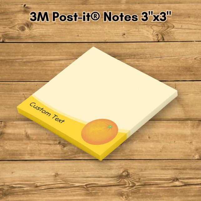 Orange Post-it Klebezettel (Von Creator hochgeladen)